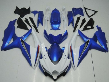 Migliori Carena Moto Suzuki GSXR 600/750 2008-2010 - Bianco Blu