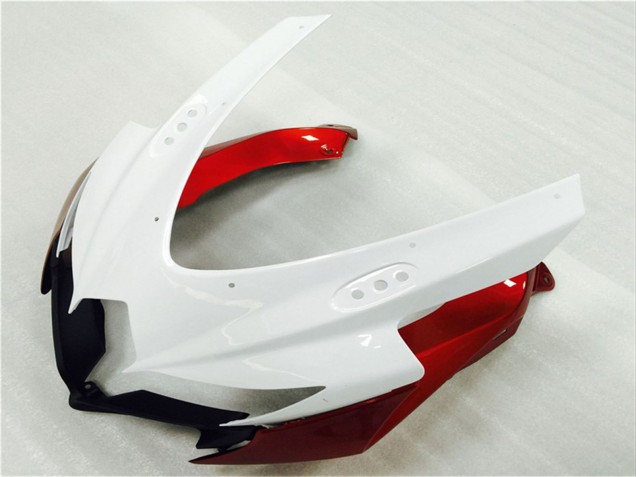 Migliori Carena Moto Suzuki GSXR 600/750 2008-2010 - Bianco Rosso Nero Lucido