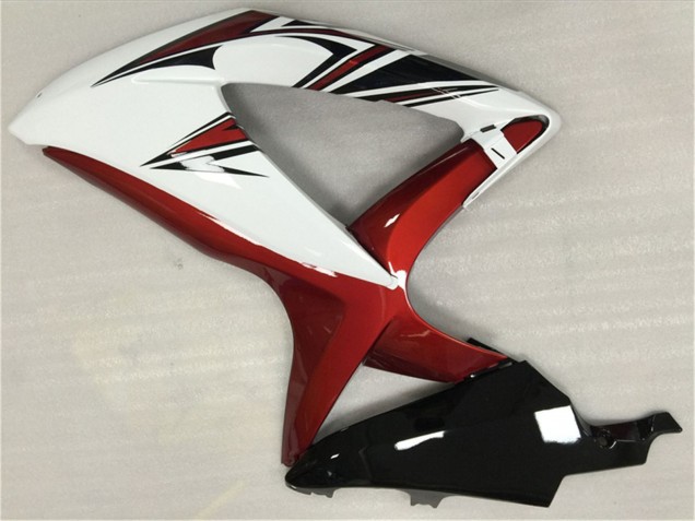 Migliori Carena Moto Suzuki GSXR 600/750 2008-2010 - Bianco Rosso Nero Lucido