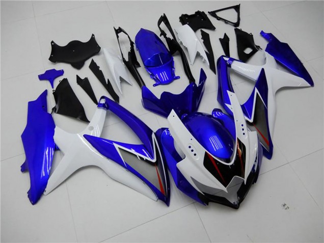 Migliori Carena Moto Suzuki GSXR 600/750 2008-2010 - Bianco Blu Nero Rosso Linea