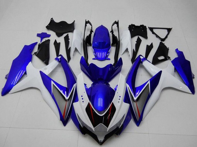 Migliori Carena Moto Suzuki GSXR 600/750 2008-2010 - Bianco Blu Nero Rosso Linea