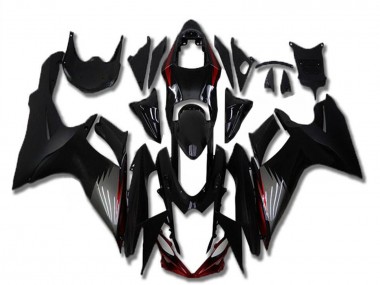 Migliori Carena Moto Suzuki GSXR 600/750 2011-2024 - Nero Lucido Nero Opaco Grigio Rosso