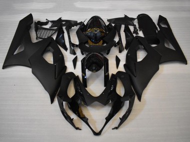 Migliori Kit Carena Moto Completo Suzuki GSXR 1000 2005-2006 - Nero Lucido Nero Opaco