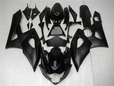 Migliori Kit Carena Moto ABS Suzuki GSXR 1000 2005-2006 - Nero Lucido Nero Opaco