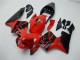 Migliori Carena Moto Honda CBR600RR 2003-2004 - Rosso Nero Lucido OEM Stile