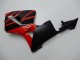 Migliori Carena Moto Honda CBR600RR 2003-2004 - Rosso Nero Lucido OEM Stile