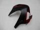 Migliori Carena Moto Honda CBR600RR 2003-2004 - Rosso Nero Opaco Banda