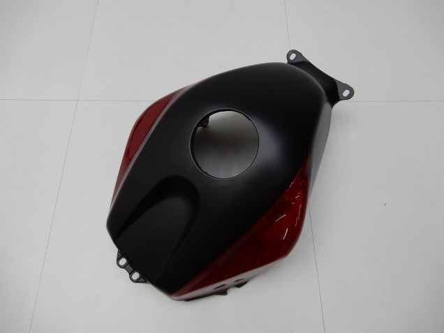 Migliori Carena Moto Honda CBR600RR 2003-2004 - Rosso Nero Opaco Banda