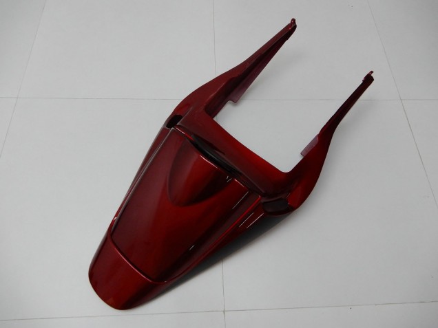 Migliori Carena Moto Honda CBR600RR 2003-2004 - Rosso Nero Opaco Banda