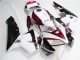 Migliori Kit Carena Moto Completo Honda CBR600RR 2005-2006 - Bianco Rosso Nero