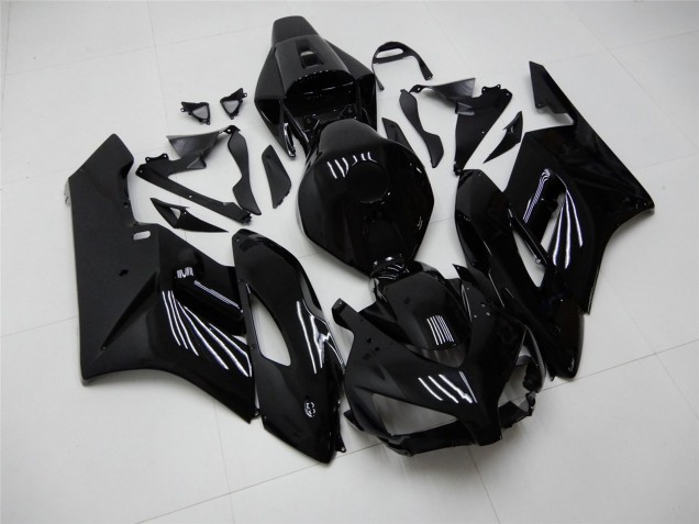 Migliori Carena Moto Honda CBR1000RR 2004-2005 - Nero Lucido Nero Opaco