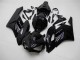 Migliori Carena Moto Honda CBR1000RR 2004-2005 - Nero Lucido Nero Opaco