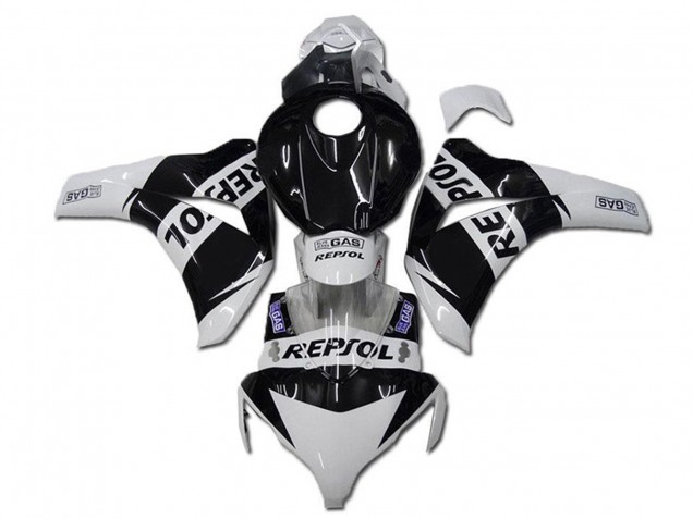 Migliori Carena Moto Honda CBR1000RR 2008-2011 - Bianco Nero Lucido Repsol