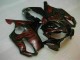 Migliori Carena Moto Honda CBR600 F4i 2004-2007 - Nero Lucido Rosso Fiamma