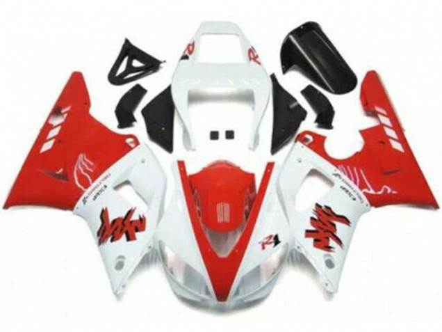 Migliori Carena Moto Yamaha YZF R1 1998-1999 - Bianco Rosso