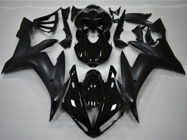 Migliori Carena Moto Yamaha YZF R1 2004-2006 - Nero Lucido Nero Opaco