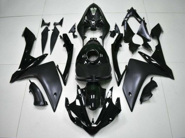 Migliori Carena Moto Yamaha YZF R1 2007-2008 - Nero Lucido Nero Opaco