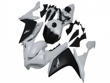 Migliori Carena Moto Yamaha YZF R1 2007-2008 - Bianco Nero Opaco