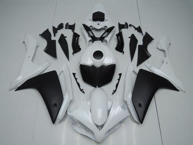 Migliori Carena Moto Yamaha YZF R1 2007-2008 - Bianco Nero Opaco