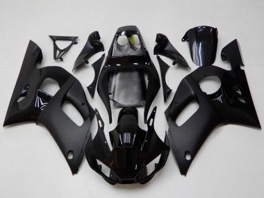 Migliori Carena Moto Yamaha YZF R6 1998-2002 - Nero Lucido Nero Opaco