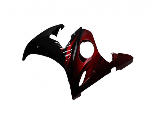 Migliori Kit Carena Moto Yamaha YZF R6 2003-2004 - Nero Lucido Rosso