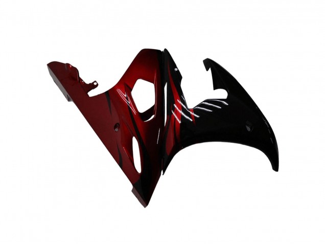 Migliori Kit Carena Moto Yamaha YZF R6 2003-2004 - Nero Lucido Rosso