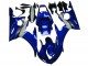 Migliori Carena Moto Yamaha YZF R6 2003-2004 - Blu Bianco