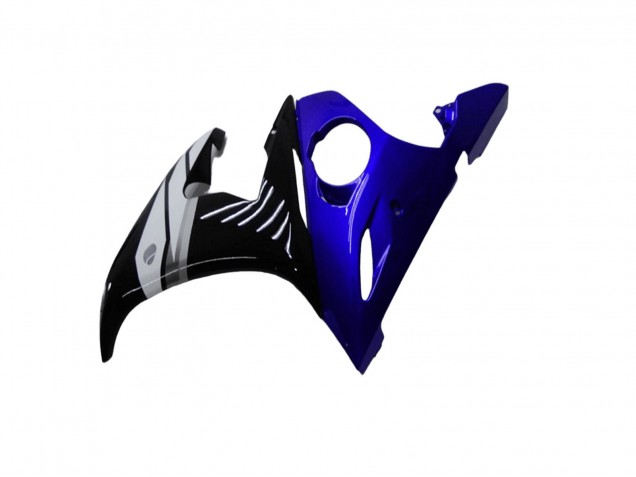 Migliori Carena Moto Yamaha YZF R6 2003-2004 - Blu Bianco Nero Lucido