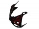 Migliori Carena Moto Yamaha YZF R6 2003-2004 - Nero Lucido Rosso Fiamma
