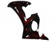 Migliori Carena Moto Yamaha YZF R6 2003-2004 - Nero Lucido Rosso Fiamma