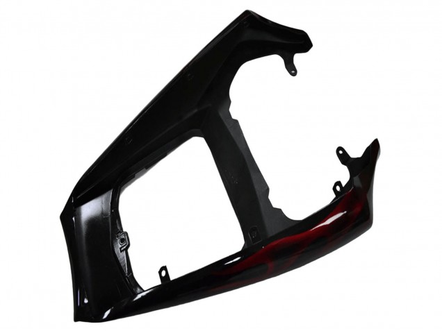 Migliori Carena Moto Yamaha YZF R6 2003-2004 - Nero Lucido Rosso Fiamma