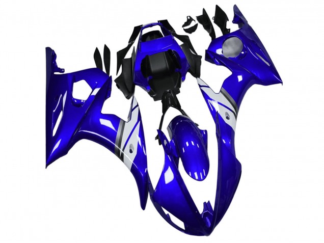 Migliori Carena Moto Yamaha YZF R6 2003-2004 - Blu Bianco