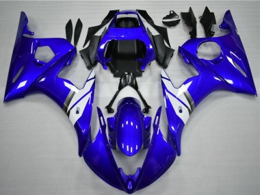 Migliori Carena Moto Yamaha YZF R6 2003-2004 - Blu Bianco