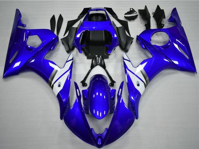 Migliori Carena Moto Yamaha YZF R6 2003-2004 - Blu Bianco