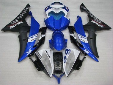 Migliori Carena Moto Yamaha YZF R6 2008-2016 - Bianco Blu Nero Opaco Yamalube