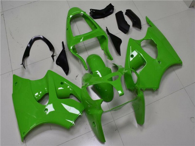 Migliori Carena Moto Kawasaki ZX6R 2000-2002 - Verde Nero