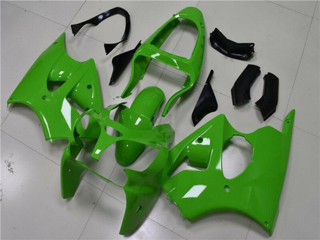 Migliori Carena Moto Kawasaki ZX6R 2000-2002 - Verde Nero
