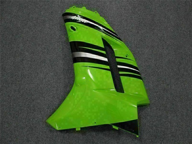 Migliori Kit Carena Moto Kawasaki ZX6R 2007-2008 - Verde Nero