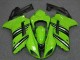 Migliori Kit Carena Moto Kawasaki ZX6R 2007-2008 - Verde Nero