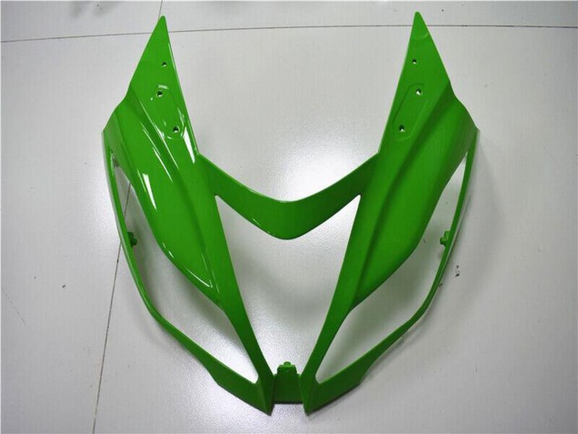 Migliori Carena Moto Kawasaki ZX6R 2013-2018 - Verde Bianco Nero Lucido