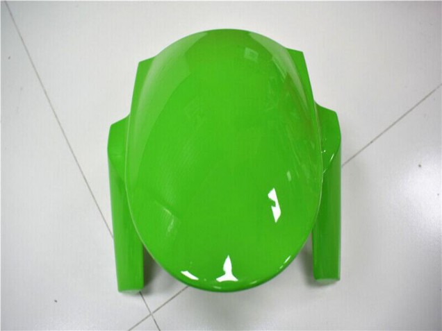 Migliori Carena Moto Kawasaki ZX6R 2013-2018 - Verde Bianco Nero Lucido