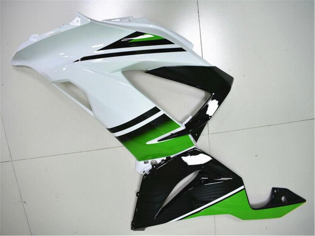 Migliori Carena Moto Kawasaki ZX6R 2013-2018 - Verde Bianco Nero Lucido