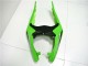Migliori Carena Moto Kawasaki ZX6R 2013-2018 - Verde Bianco Nero Lucido