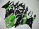 Migliori Kit Carena Moto ABS Kawasaki ZX6R 2013-2018 - Verde Nero Lucido