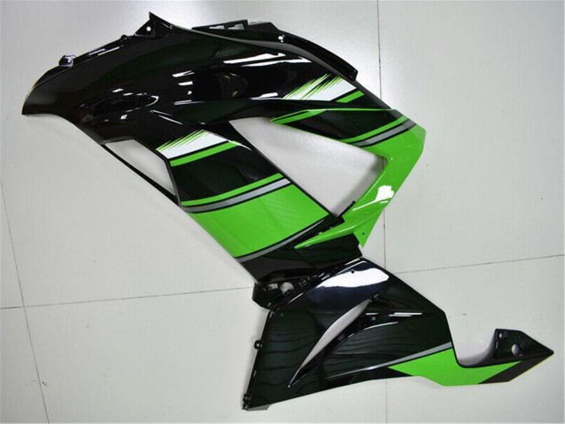 Migliori Kit Carena Moto ABS Kawasaki ZX6R 2013-2018 - Verde Nero Lucido