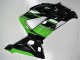 Migliori Kit Carena Moto ABS Kawasaki ZX6R 2013-2018 - Verde Nero Lucido