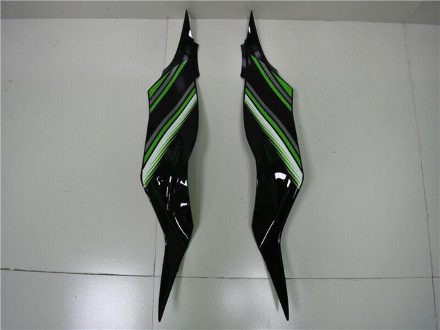 Migliori Kit Carena Moto ABS Kawasaki ZX6R 2013-2018 - Verde Nero Lucido