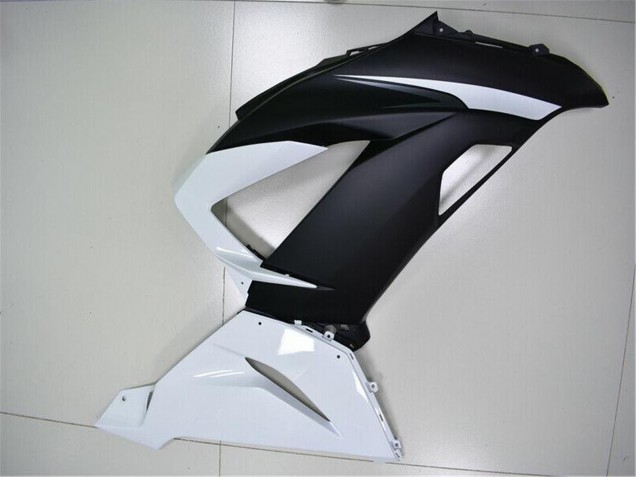 Migliori Carena ABS Kawasaki ZX6R 2013-2018 - Bianco Nero Opaco