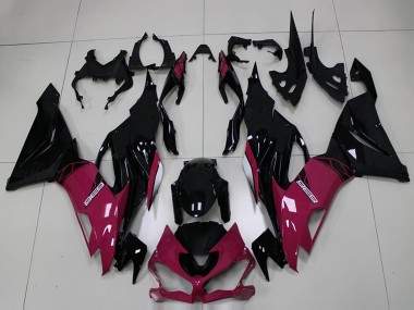 Migliori Carena Moto Kawasaki ZX6R 2019-2022 - Viola Nero Lucido