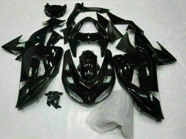 Migliori Carena Moto Kawasaki ZX10R 2006-2007 - Nero Lucido